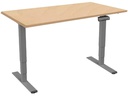 Contini Steh- &amp; Sitzgestell ET225E 1.6 x 0.8 m, Dunkelgrau/Ahorn