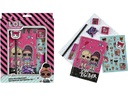 Undercover Notizbuch LOL Surprise 11.8 x 17.7 cm, Blanko, Rosa/Schwarz
