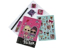Undercover Notizbuch LOL Surprise 11.8 x 17.7 cm, Blanko, Rosa/Schwarz