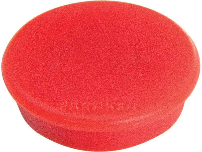 Franken Haftmagnet Ø 24 mm, 10 Stück, Rot