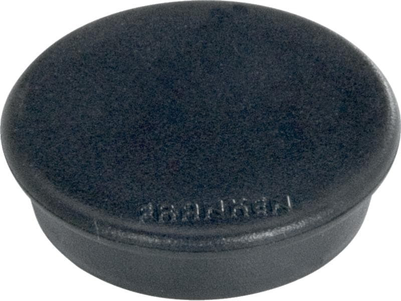 Franken Haftmagnet Ø 24 mm, 10 Stück, Schwarz