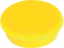 Franken Haftmagnet Ø 32 mm, 10 Stück, Gelb