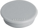 Franken Haftmagnet Ø 32 mm, 10 Stück, Grau