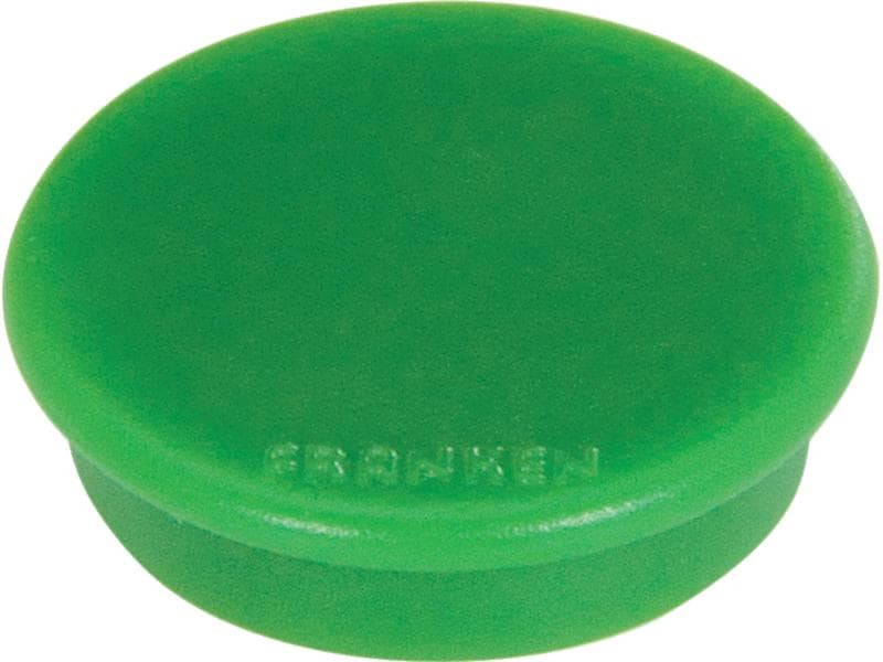 Franken Haftmagnet Ø 32 mm, 10 Stück, Grün