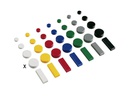 Maul Haftmagnet MAULpro 20 x Ø 34 mm Blau, 20 Stück