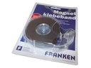 Franken Magnetband Lagerschild 19 mm x 8 m, Schwarz