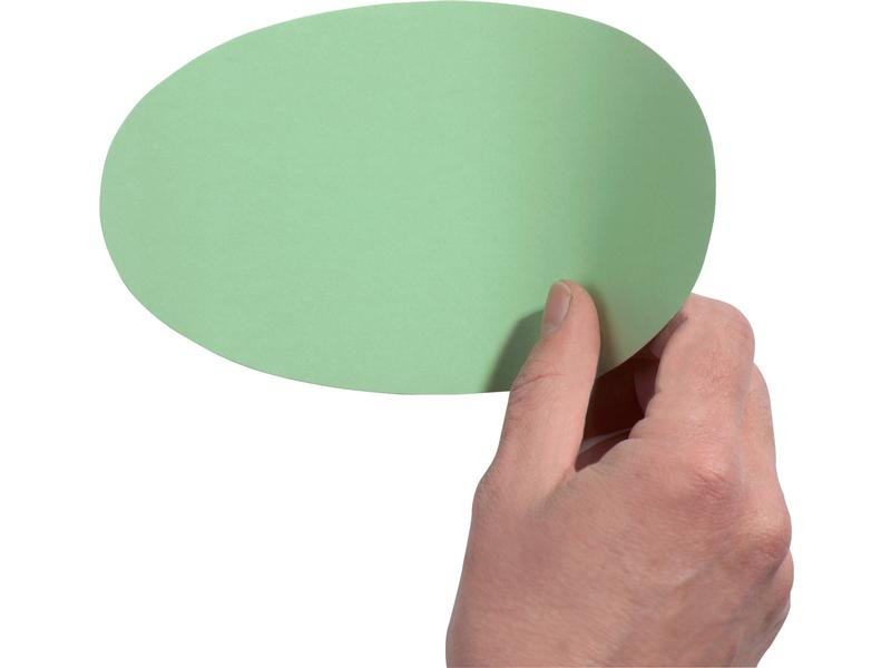 Franken Moderationskarten Oval 19 x 11 cm, Sortiert, 300 Stück