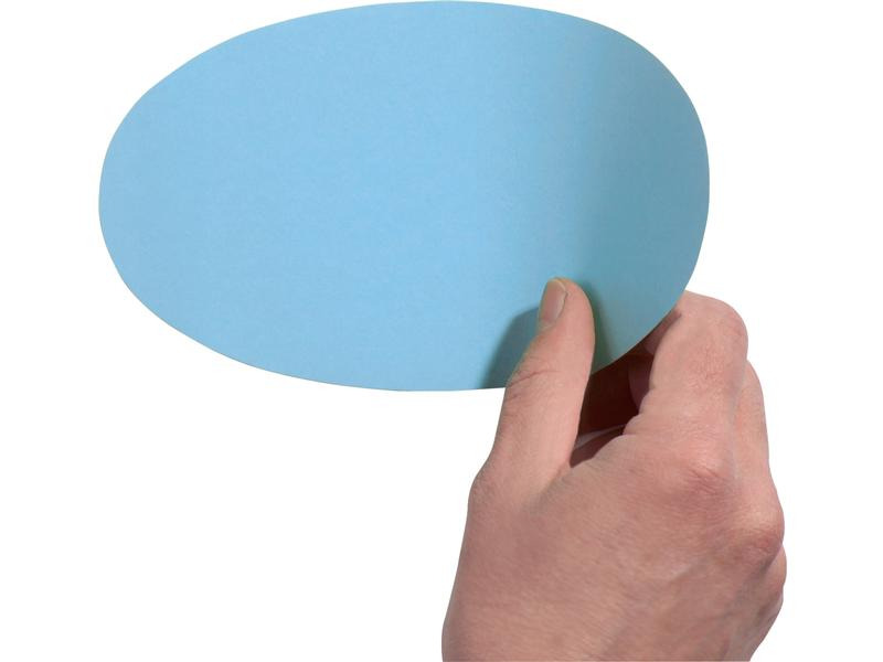 Franken Moderationskarten Oval 19 x 11 cm, Sortiert, 300 Stück