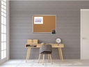 Franken Pinnwand U-Act!Line 60 cm x 80 cm, Braun