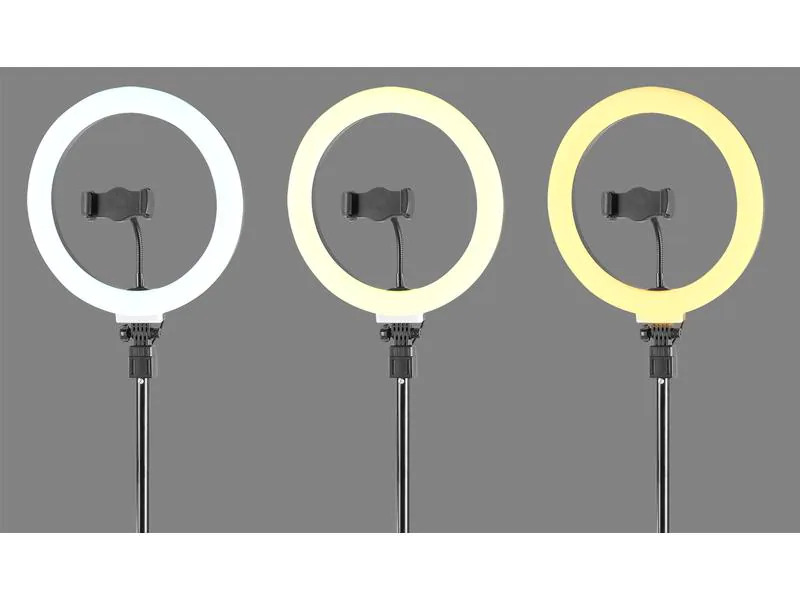 Vonyx Videoleuchte RL25 Ringlicht-Set