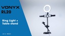 Vonyx Videoleuchte RL25 Ringlicht-Set