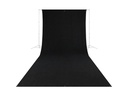 Dörr Hintergrund 2,4 x 2,9 m Stoff Schwarz