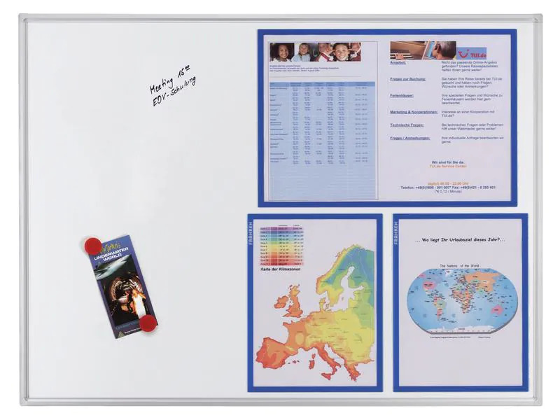 Franken Magnethaftendes Whiteboard Eco 45 cm x 60 cm, Weiss