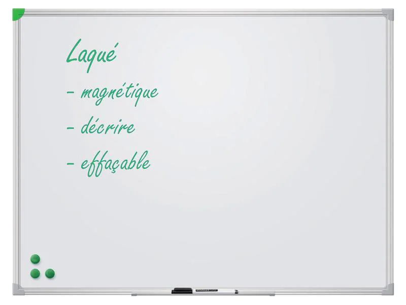 Franken Magnethaftendes Whiteboard U-Act!Line 40 cm x 60 cm, Weiss