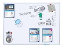 Franken Magnethaftendes Whiteboard X-tra!Line 45 cm x 60 cm, Weiss