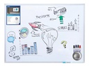 Franken Magnethaftendes Whiteboard X-tra!Line 90 cm x 120 cm, Weiss