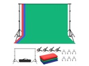 Puluz Hintergrundsystem Kit 2x3 Meter Green Screen