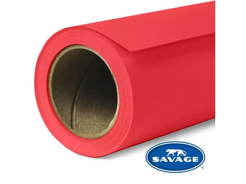 Savage Hintergrund 1.35 x 11 m Rot