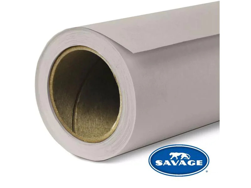 Savage Hintergrund 1.35m x 11m Papier Sturmgrau
