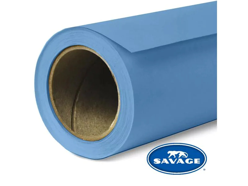 Savage Hintergrund Papier 2.72 x 11m Gulf Blue