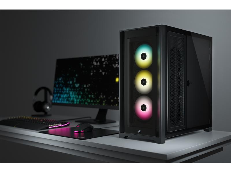 Corsair PC-Gehäuse Midi Tower 5000X RGB TG Schwarz