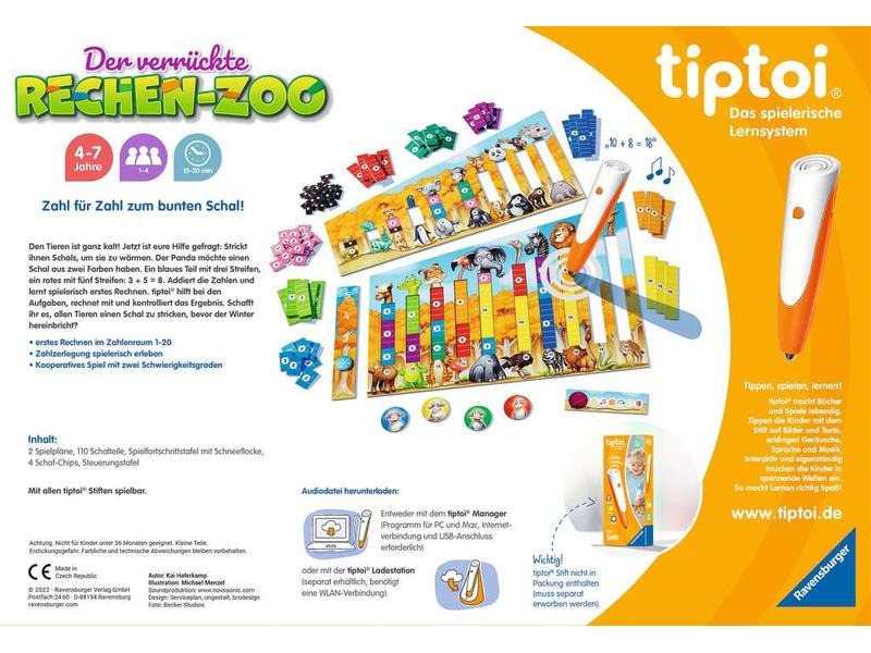 tiptoi Spiel Der verrückte Rechen-Zoo