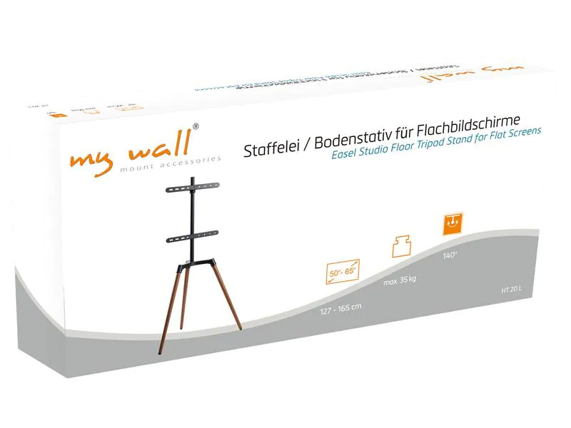 CE My Wall HT20, Design TV-Ständer Braun; Schwarz
