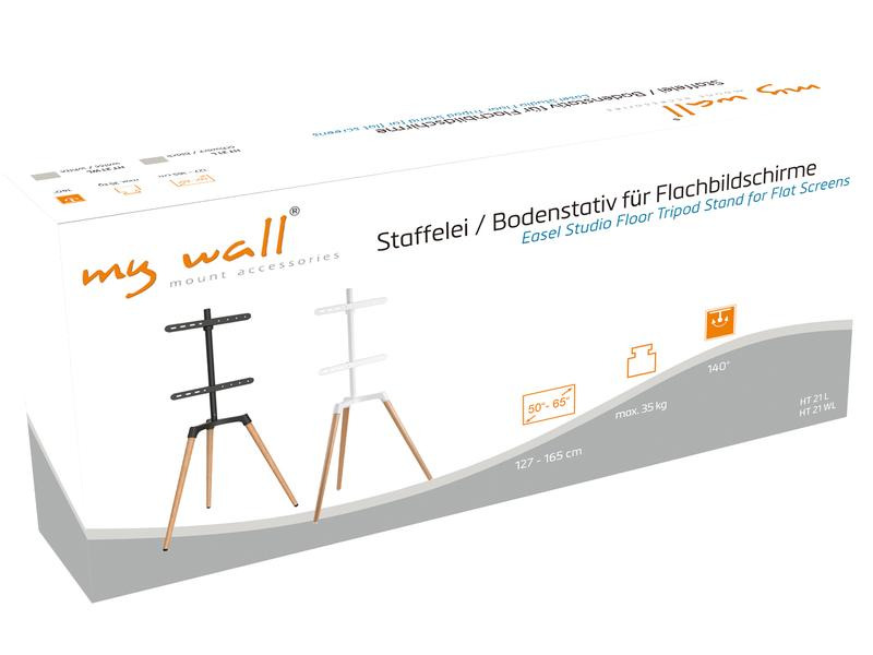 CE My Wall HT21, Design TV-Ständer Beige; Weiss