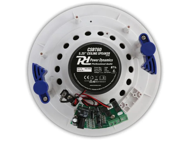 Power Dynamics Deckenlautsprecher 5.25, CSBT60 mit Bluetooth