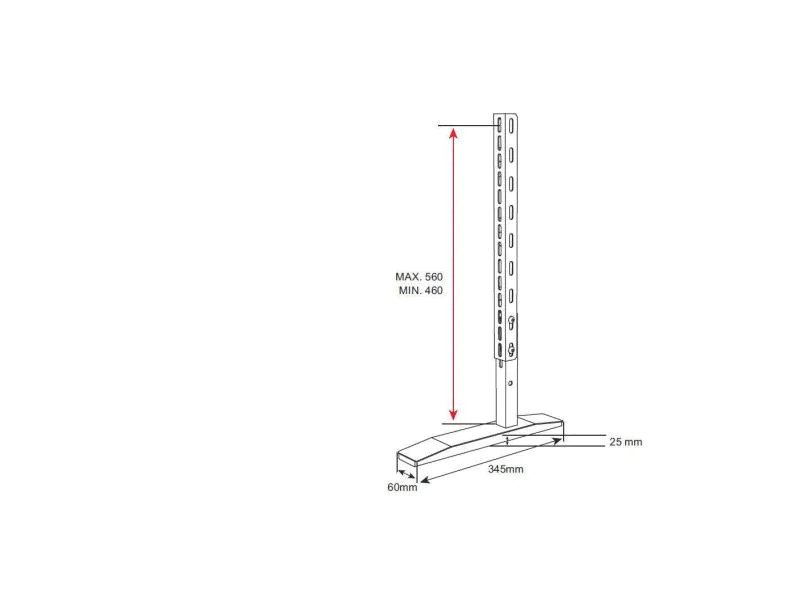 DSS Standfuss Premium Twin 55 max. 55 Kg Schwarz