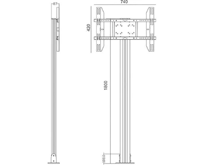 Multibrackets Standfuss 2401 Schwarz