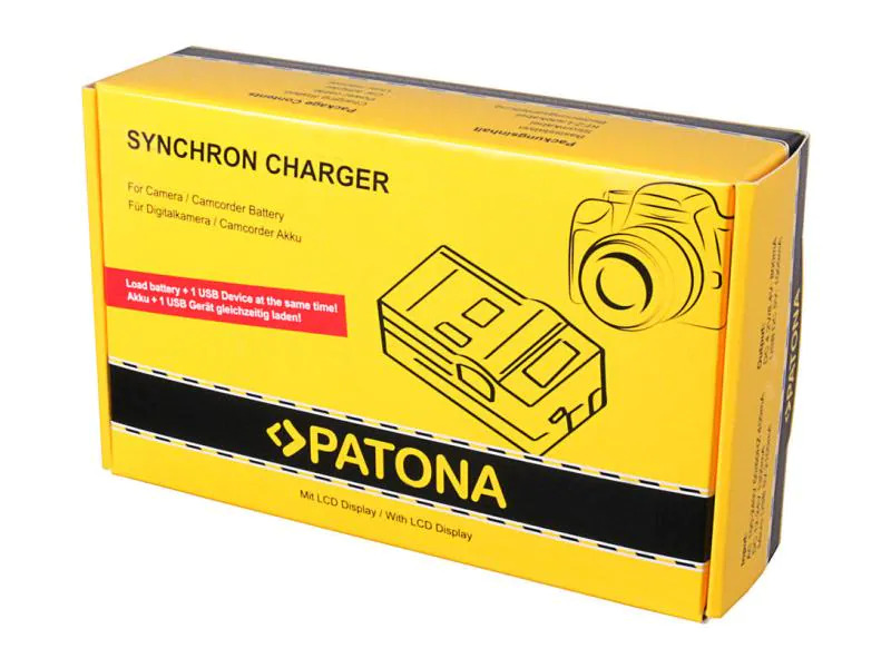 Patona Ladegerät Synchron USB Pentax DLi88