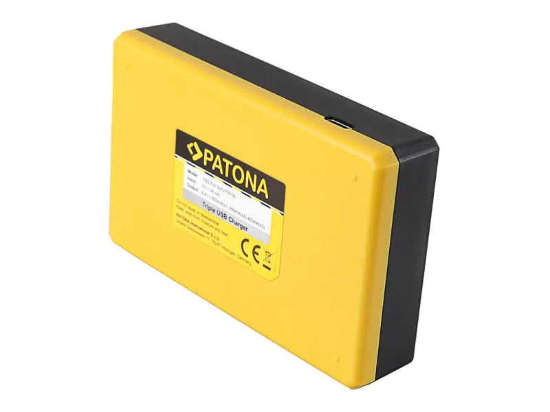 Patona Ladegerät USB Triple für Sony NP-FZ100