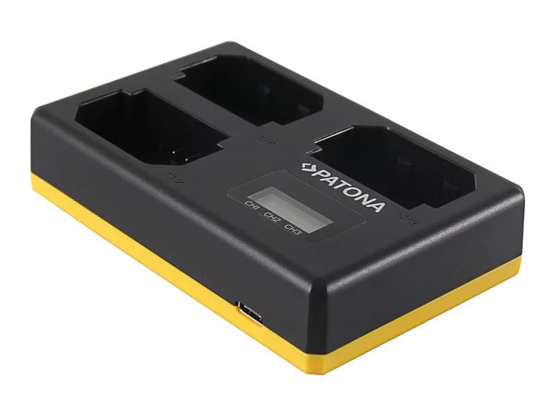 Patona Ladegerät USB Triple für Sony NP-FZ100