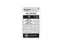 Rapesco Heftgerät Eco HD 100 Blatt, Weiss
