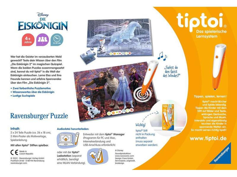 tiptoi Puzzle Disney: Die Eiskönigin