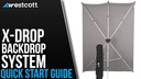 Westcott Hintergrund X-Drop faltenresistent 1.5 x 2 Meter