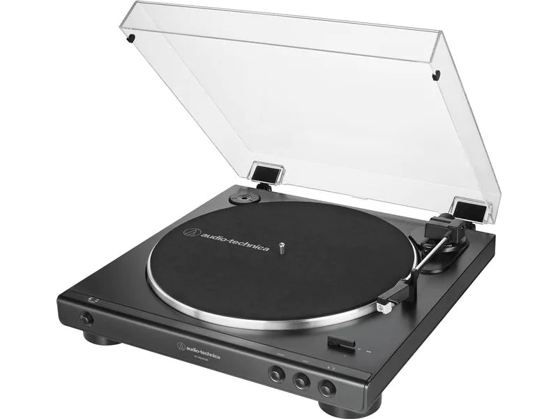 Audio-Technica Plattenspieler AT-LP60XUSB Grau/Schwarz