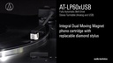 Audio-Technica Plattenspieler AT-LP60XUSB Grau/Schwarz