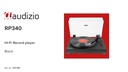 Audizio Plattenspieler RP340 Schwarz