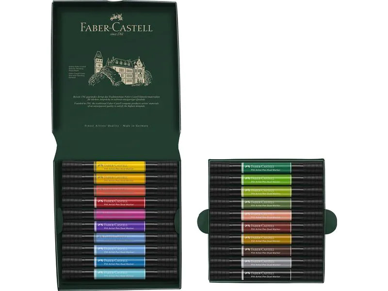 Faber-Castell Tuschestift Pitt Artist Pen Dual 20 Stück