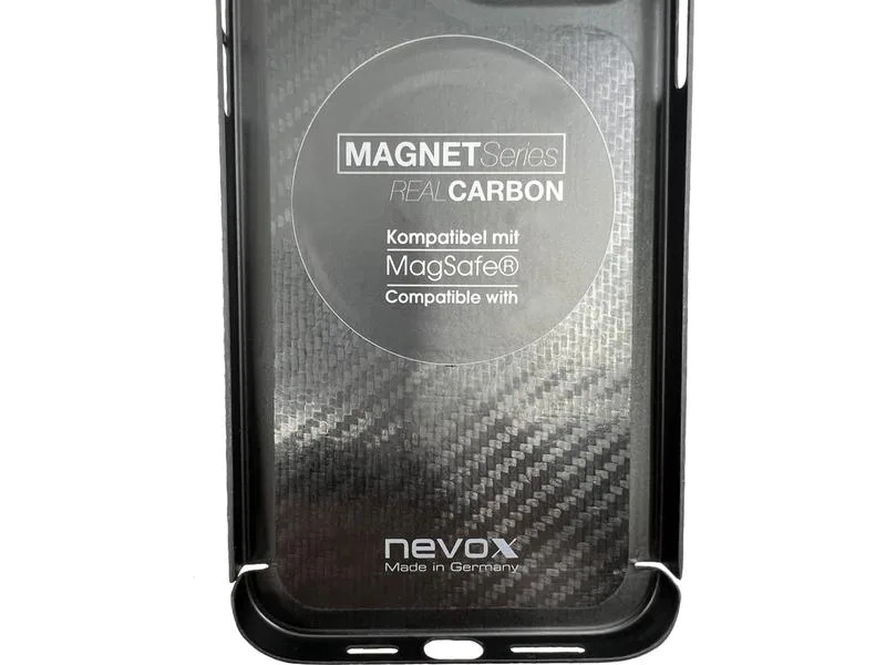Nevox Back Cover Carbon Magnet Series iPhone 14 Schwarz
