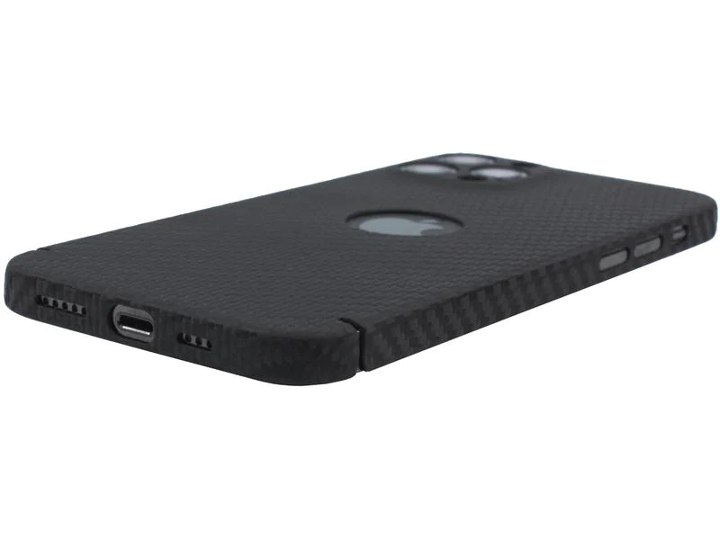 Nevox Back Cover Carbon Series Logo iPhone 14 Pro Max Schwarz
