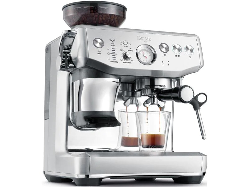 Sage Siebträgermaschine Barista Express Impress Edelstahl