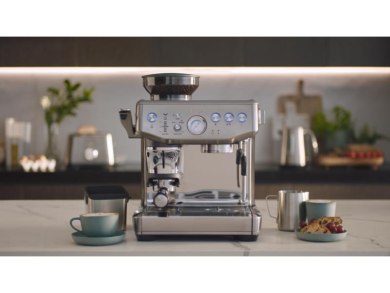Sage Siebträgermaschine Barista Express Impress Edelstahl