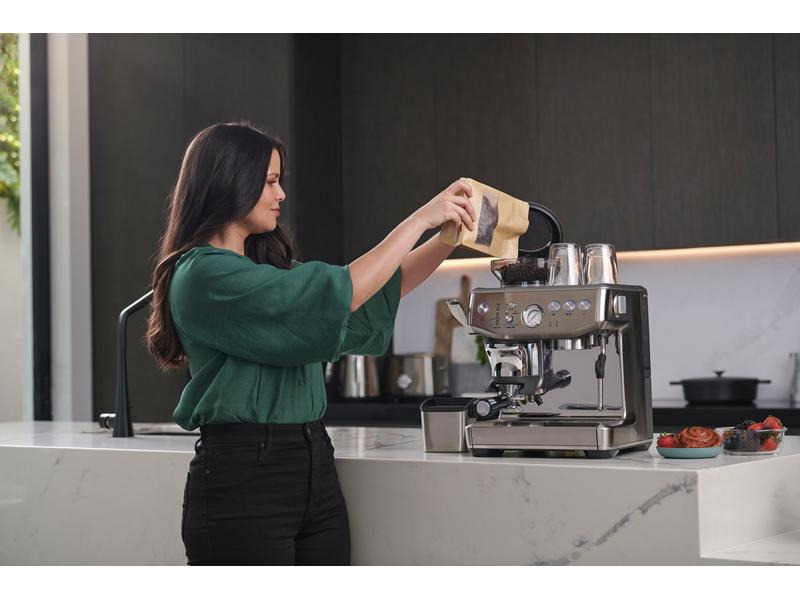 Sage Siebträgermaschine Barista Express Impress Edelstahl
