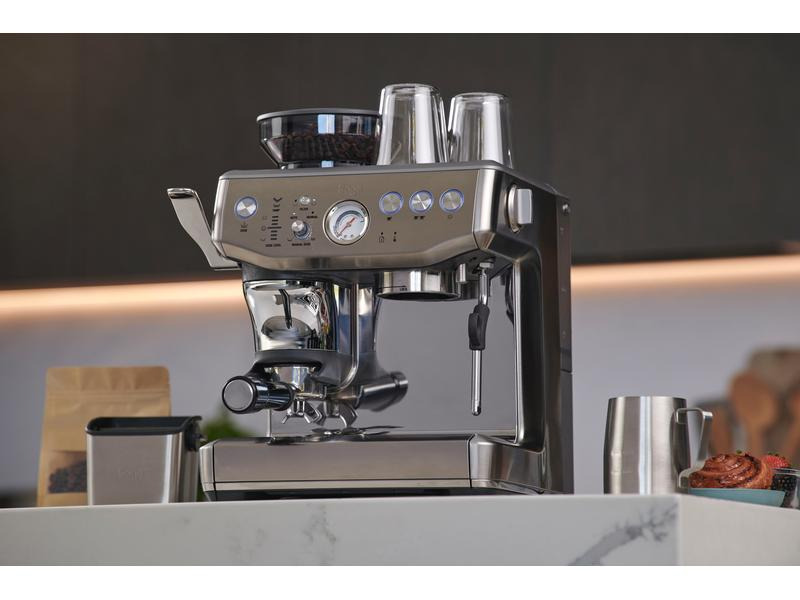 Sage Siebträgermaschine Barista Express Impress Edelstahl