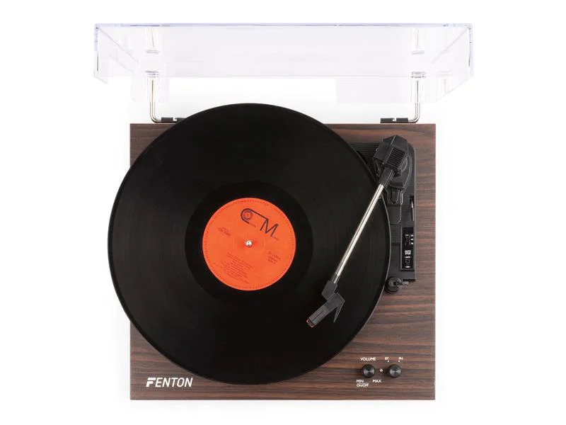 Fenton Plattenspieler RP165D Dunkelbraun