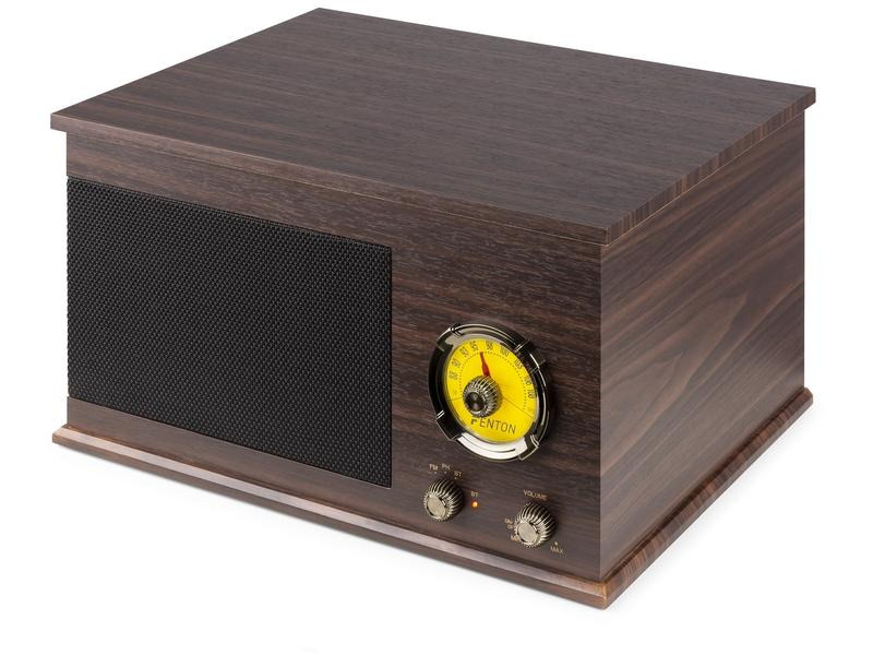 Fenton Plattenspieler mit Bluetooth RP173 Dunkelbraun