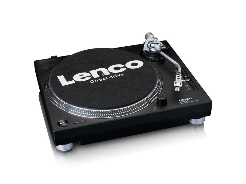 Lenco Plattenspieler L-3809 Schwarz